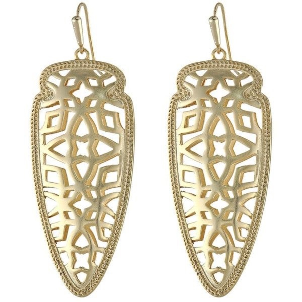 Kendra Scott Sadie Gold Spear Earrings!!